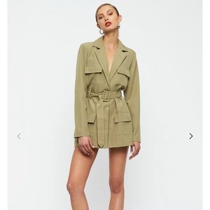 Lioness Steinway Mini Dress in Sage